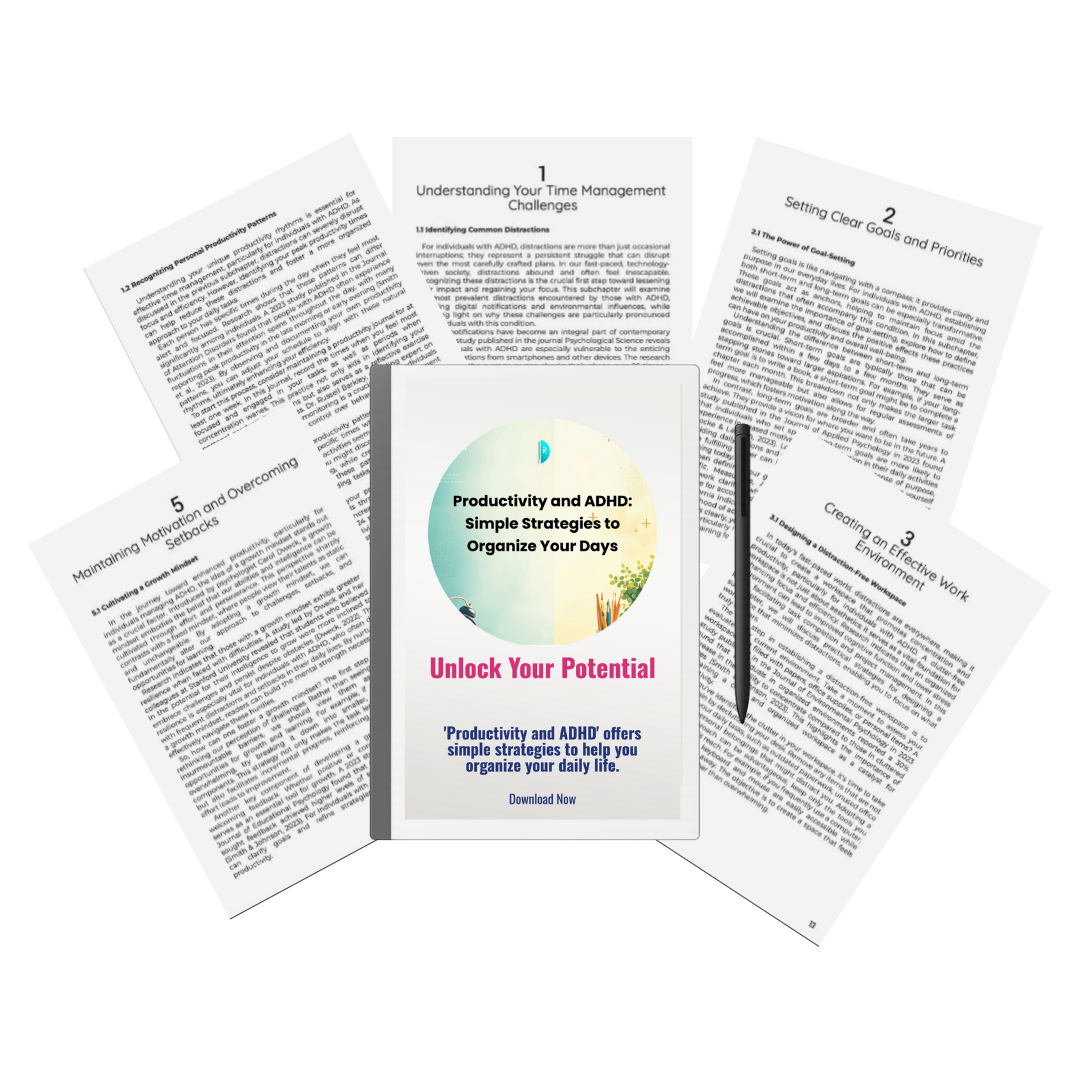 Productivity and ADHD simple strategies to organize your days