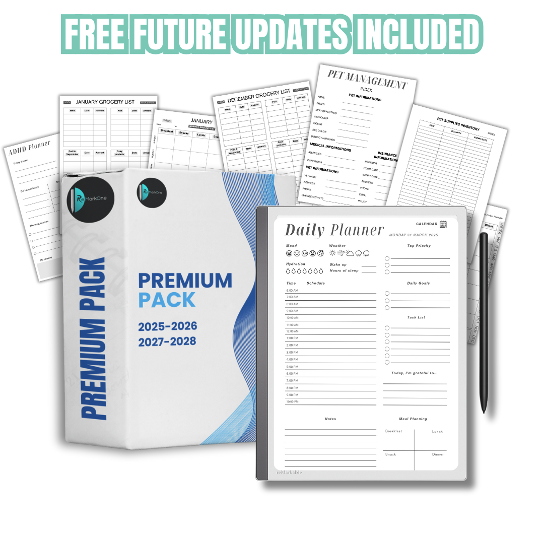 reMarkOne Templates Pack