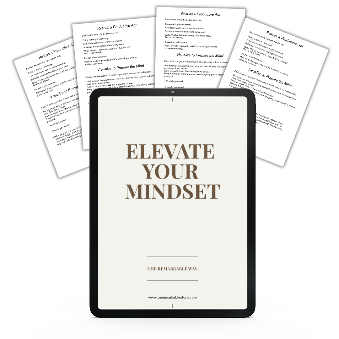 Elevate Your Mindset - The reMarkable Way